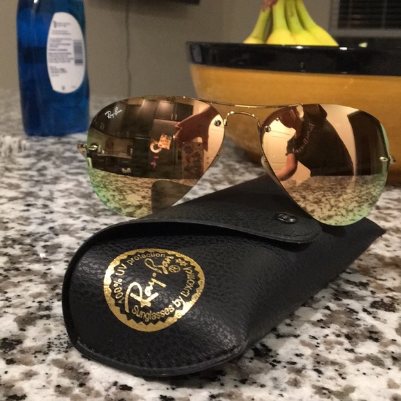 ray ban highstreet aviator sunglasses